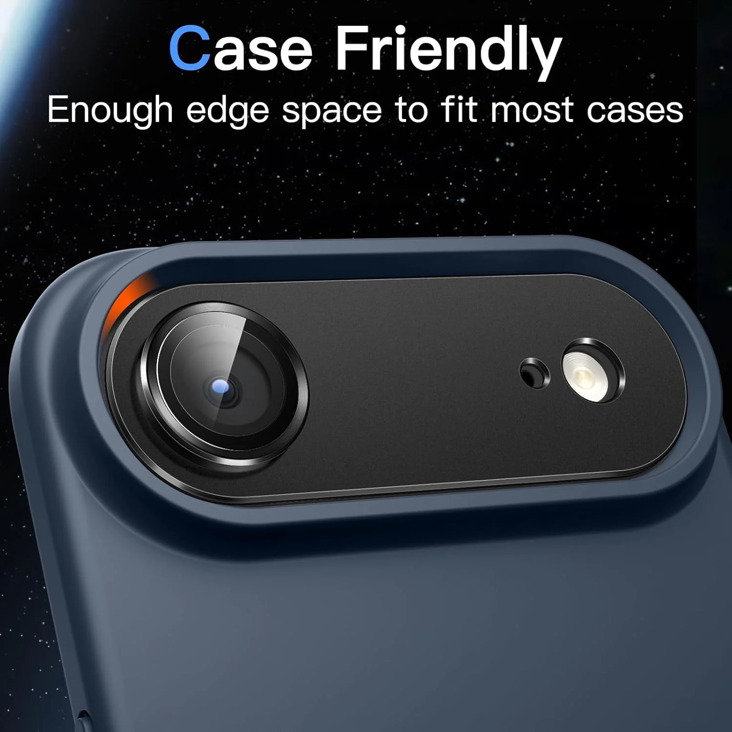 محافظ لنز دوربین JETech برای آیفون 17 Air، پوشش کامل شیشه حرارت دیده 9H، حلقه فلزی مات، سازگار با قاب، صفحه نمایش 6.5 اینچی، 1 عدد (مشکی) محافظ لنز دوربین JETech برای آیفون 17 Air، پوشش کامل شیشه حرارت دیده 9H، حلقه فلزی مات، سازگار با قاب، صفحه نمایش 6.5 اینچی، 1 عدد (مشکی)