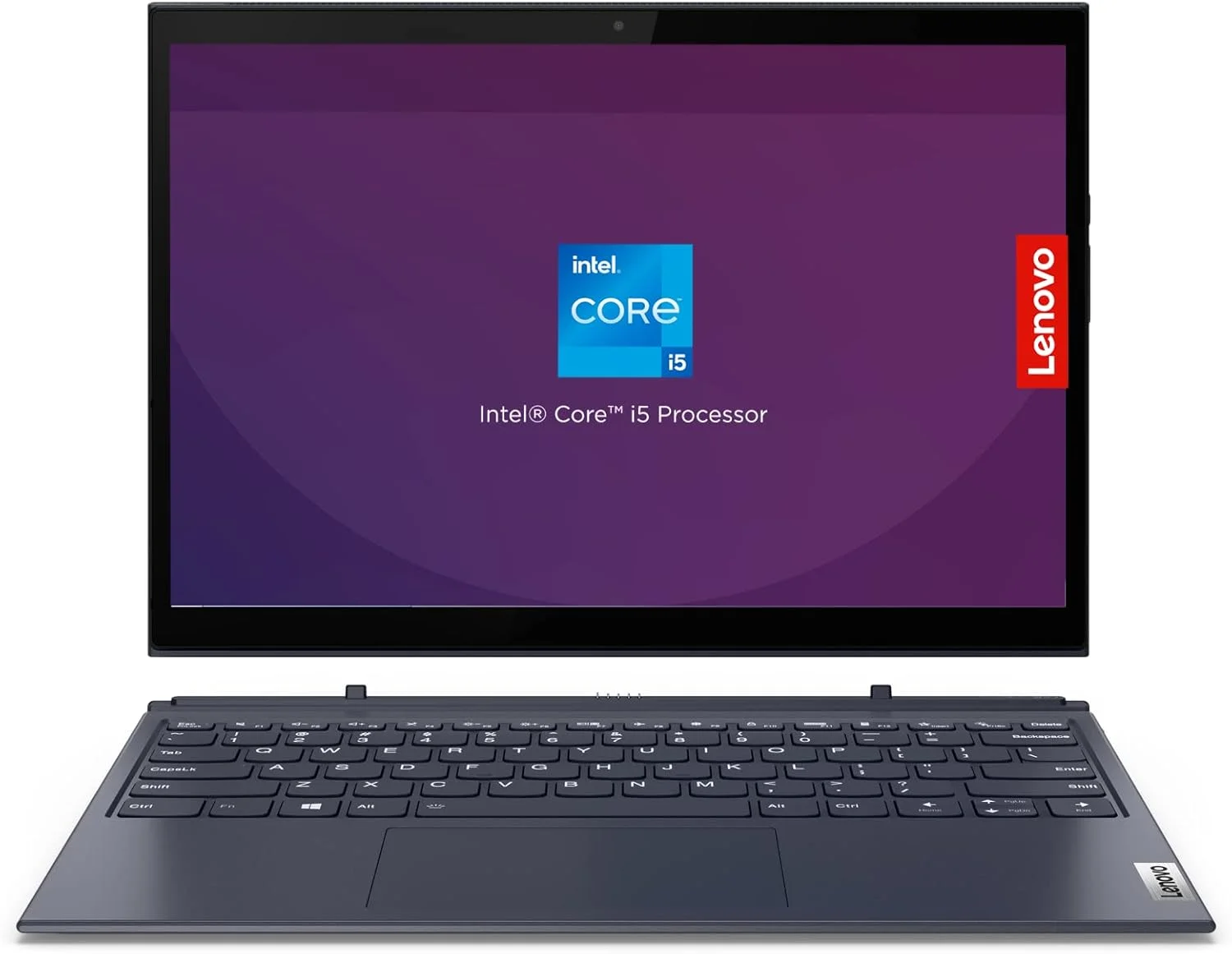 لپ تاپ 2 در 1 لنوو Yoga Duet (بازسازی شده) با صفحه نمایش لمسی چندگانه 13 اینچی 2K، پردازنده Intel Core i5-1135G7، گرافیک یکپارچه Iris Xe، رم 8 گیگابایتی، SSD 512 گیگابایتی، ویندوز 11، خاکستری تخته سنگی، قلم دیجیتال
