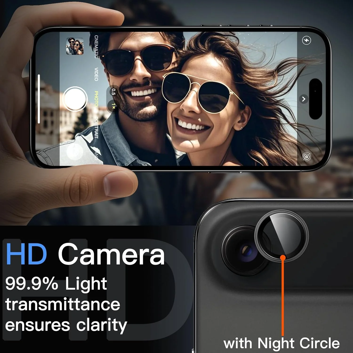 محافظ لنز دوربین JETech برای آیفون 17 Air، تناسب نامرئی 1:1، پوشش حلقه فلزی شیشه ای سخت شده 9H، سینی نصب آسان، شفافیت HD، صفحه نمایش 6.5 اینچی، 1 ست (مشکی) محافظ لنز دوربین JETech برای آیفون 17 Air، تناسب نامرئی 1:1، پوشش حلقه فلزی شیشه ای سخت شده 9H، سینی نصب آسان، شفافیت HD، صفحه نمایش 6.5 اینچی، 1 ست (مشکی)