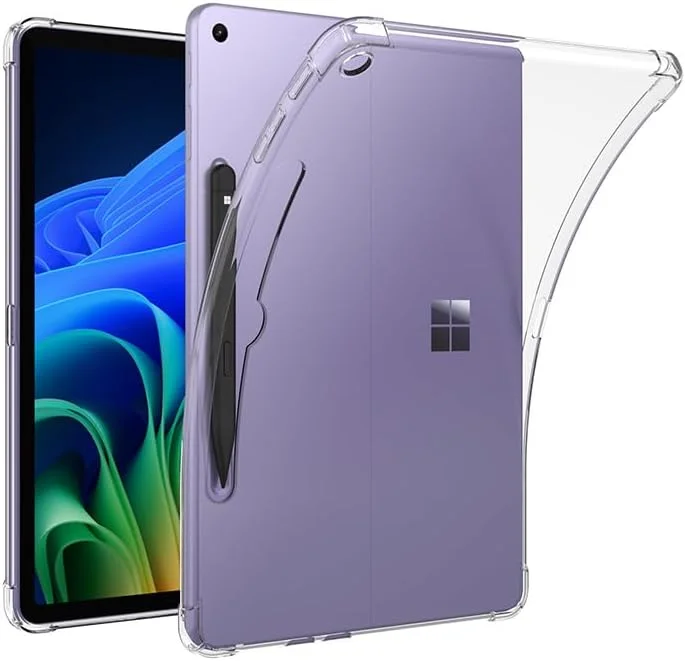 کاور شفاف Gruattreay سازگار با Microsoft Surface Pro 12، قاب محافظ نرم و شفاف TPU، پوشش محافظ ضد زردی برای Surface Pro 12 اینچ (2025) کاور شفاف Gruattreay سازگار با Microsoft Surface Pro 12، قاب محافظ نرم و شفاف TPU، پوشش محافظ ضد زردی برای Surface Pro 12 اینچ (2025)
