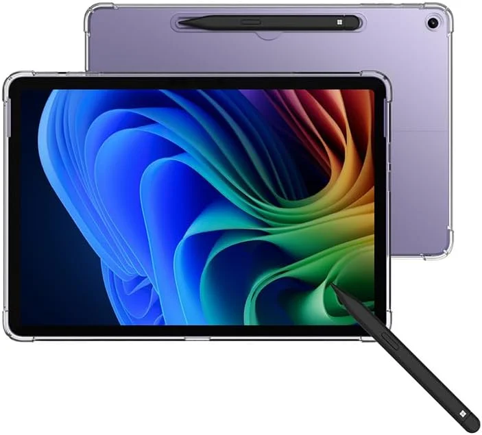 کاور شفاف Gruattreay سازگار با Microsoft Surface Pro 12، قاب محافظ نرم و شفاف TPU، پوشش محافظ ضد زردی برای Surface Pro 12 اینچ (2025) کاور شفاف Gruattreay سازگار با Microsoft Surface Pro 12، قاب محافظ نرم و شفاف TPU، پوشش محافظ ضد زردی برای Surface Pro 12 اینچ (2025)