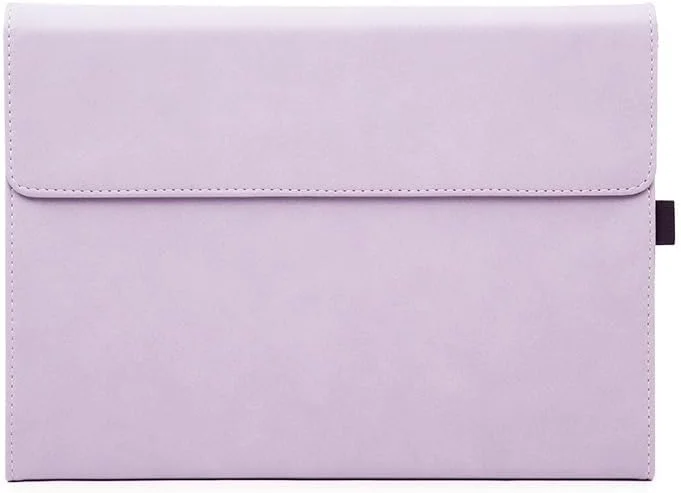 کیف چرمی Gruattreay سازگار با Microsoft Surface Pro 11 (2024)، کیف تبلت ضد ضربه با عملکرد خواب/بیدار خودکار و پایه، پوشش محافظ ضد اصطکاک و مناسب کودکان (بنفش)