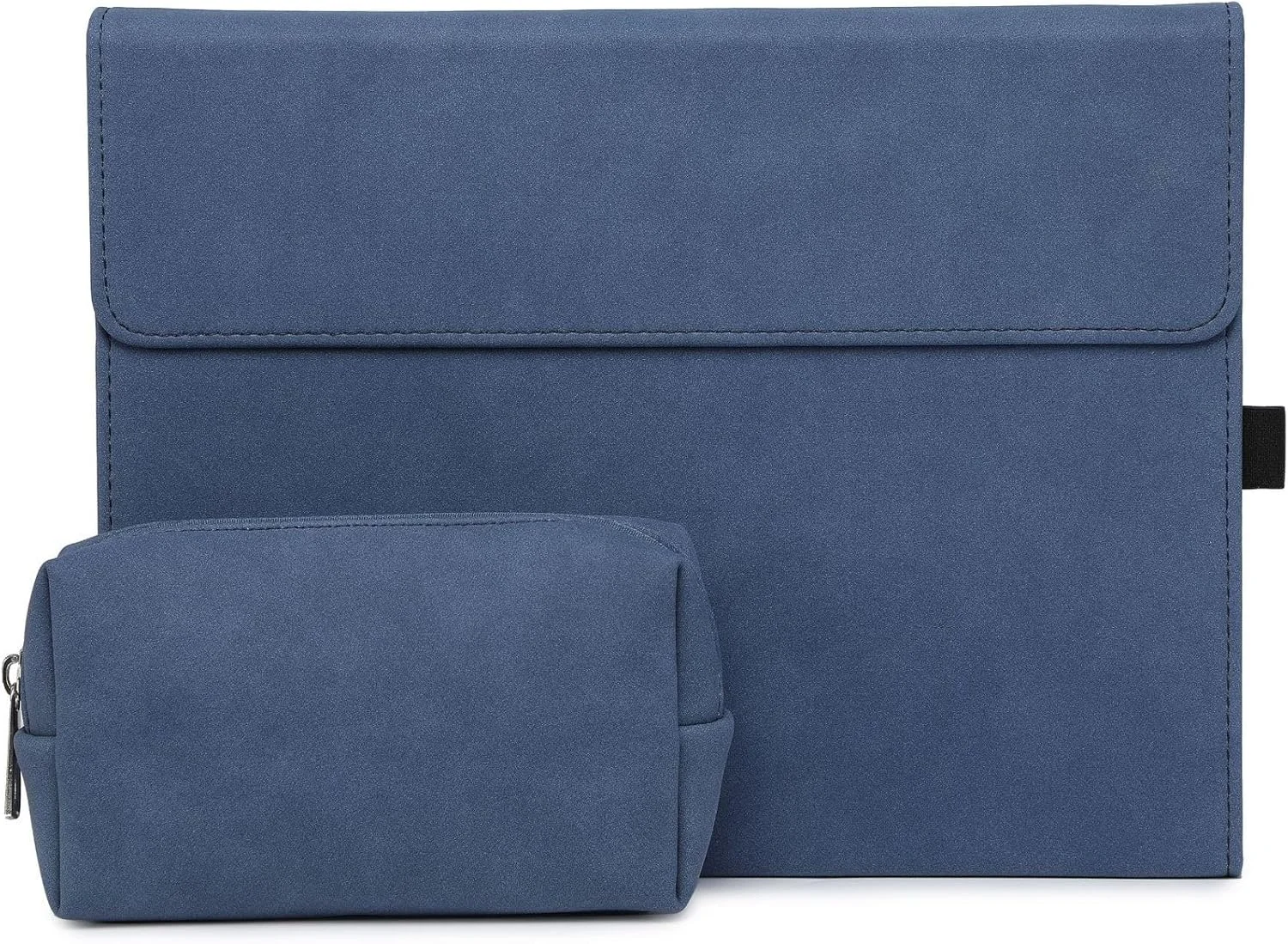 کاور گرواتری سازگار با تبلت 12 اینچی مایکروسافت سرفیس پرو (2025)، کاور محافظتی نرم و مقاوم TPU با کیف پاور پک برای سرفیس پرو 12 (آبی مات)