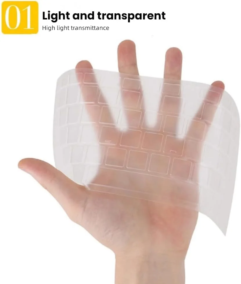 محافظ صفحه کلید Gruattreay بسته 2 عددی مناسب برای مایکروسافت Surface Pro 12 اینچی (2025)، فیلم محافظ صفحه کلید TPU نامرئی شفاف ضد آب و ضد گرد و غبار محافظ صفحه کلید Gruattreay بسته 2 عددی مناسب برای مایکروسافت Surface Pro 12 اینچی (2025)، فیلم محافظ صفحه کلید TPU نامرئی شفاف ضد آب و ضد گرد و غبار