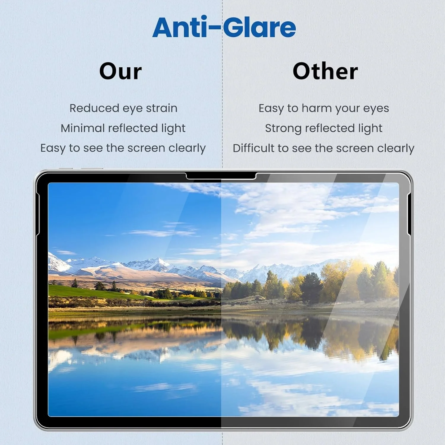 محافظ صفحه نمایش کاغذی Gruattreay [بسته 2 عددی] سازگار با تبلت 12 اینچی Microsoft Surface Pro 12 مدل 2025، محافظ صفحه نمایش مات ضد تابش PET نرم با پوشش کامل