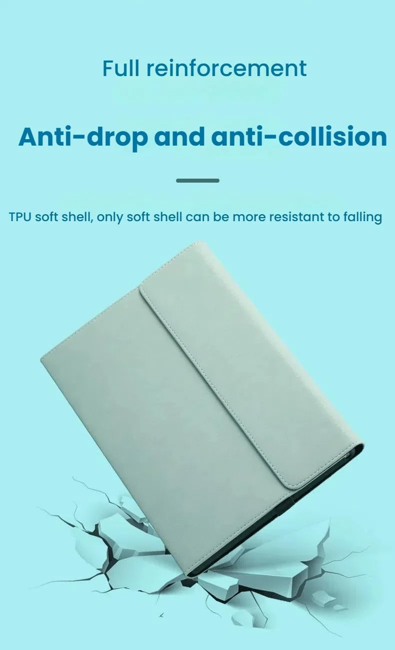 کیف چرمی Gruattreay سازگار با Microsoft Surface Pro 11 (2024)، کیف تبلت ضد ضربه با عملکرد خواب/بیدار خودکار و پایه، پوشش محافظ ضد اصطکاک و مناسب کودکان (بنفش) کیف چرمی Gruattreay سازگار با Microsoft Surface Pro 11 (2024)، کیف تبلت ضد ضربه با عملکرد خواب/بیدار خودکار و پایه، پوشش محافظ ضد اصطکاک و مناسب کودکان (بنفش)