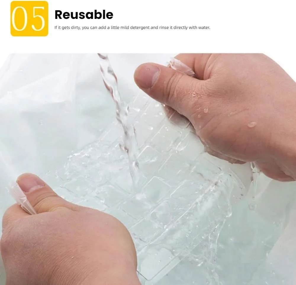 محافظ صفحه کلید Gruattreay بسته 2 عددی مناسب برای مایکروسافت Surface Pro 12 اینچی (2025)، فیلم محافظ صفحه کلید TPU نامرئی شفاف ضد آب و ضد گرد و غبار محافظ صفحه کلید Gruattreay بسته 2 عددی مناسب برای مایکروسافت Surface Pro 12 اینچی (2025)، فیلم محافظ صفحه کلید TPU نامرئی شفاف ضد آب و ضد گرد و غبار