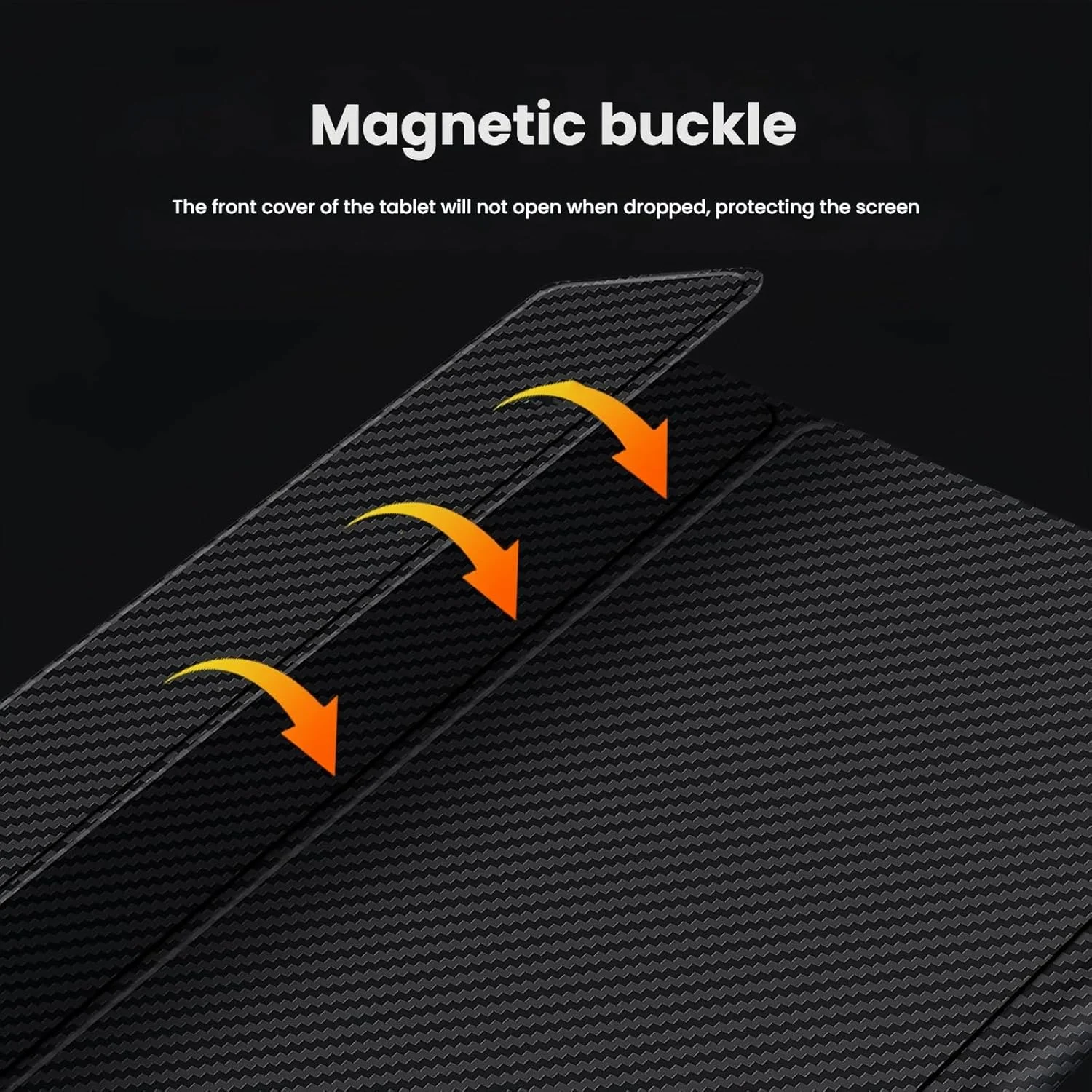 کیف چرمی طرح فیبر کربن Gruattreay سازگار با Microsoft Surface Pro 12 اینچ 2025، محافظ سبک وزن، چند زاویه، دارای نگهدارنده قلم، سازگار با صفحه کلید Type Cover کیف چرمی طرح فیبر کربن Gruattreay سازگار با Microsoft Surface Pro 12 اینچ 2025، محافظ سبک وزن، چند زاویه، دارای نگهدارنده قلم، سازگار با صفحه کلید Type Cover