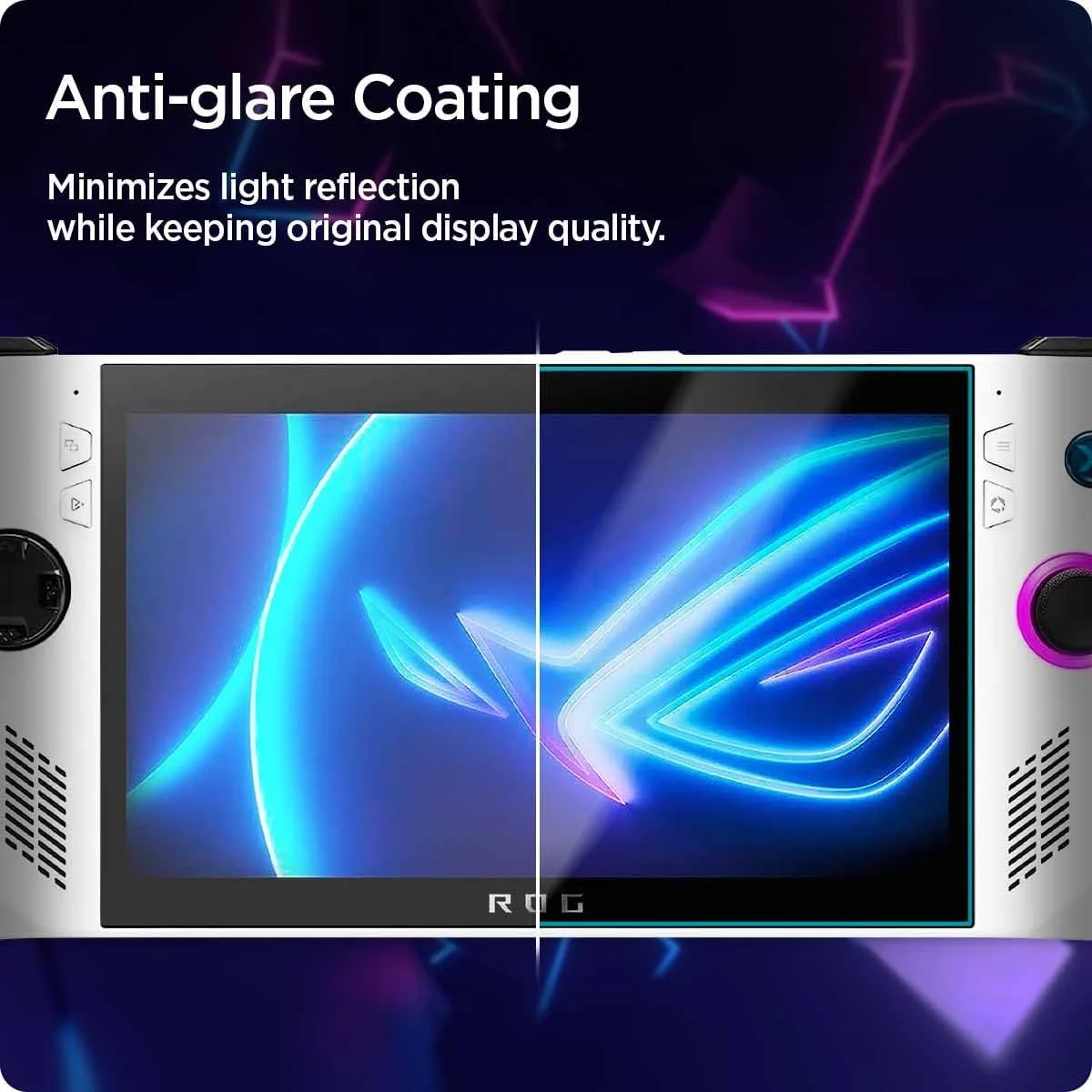 محافظ صفحه نمایش شیشه ای نازک Spigen GLAStR Slim طراحی شده برای Asus ROG Ally RC71L (2023) شیشه حرارت دیده ممتاز محافظ صفحه نمایش شیشه ای نازک Spigen GLAStR Slim طراحی شده برای Asus ROG Ally RC71L (2023) شیشه حرارت دیده ممتاز