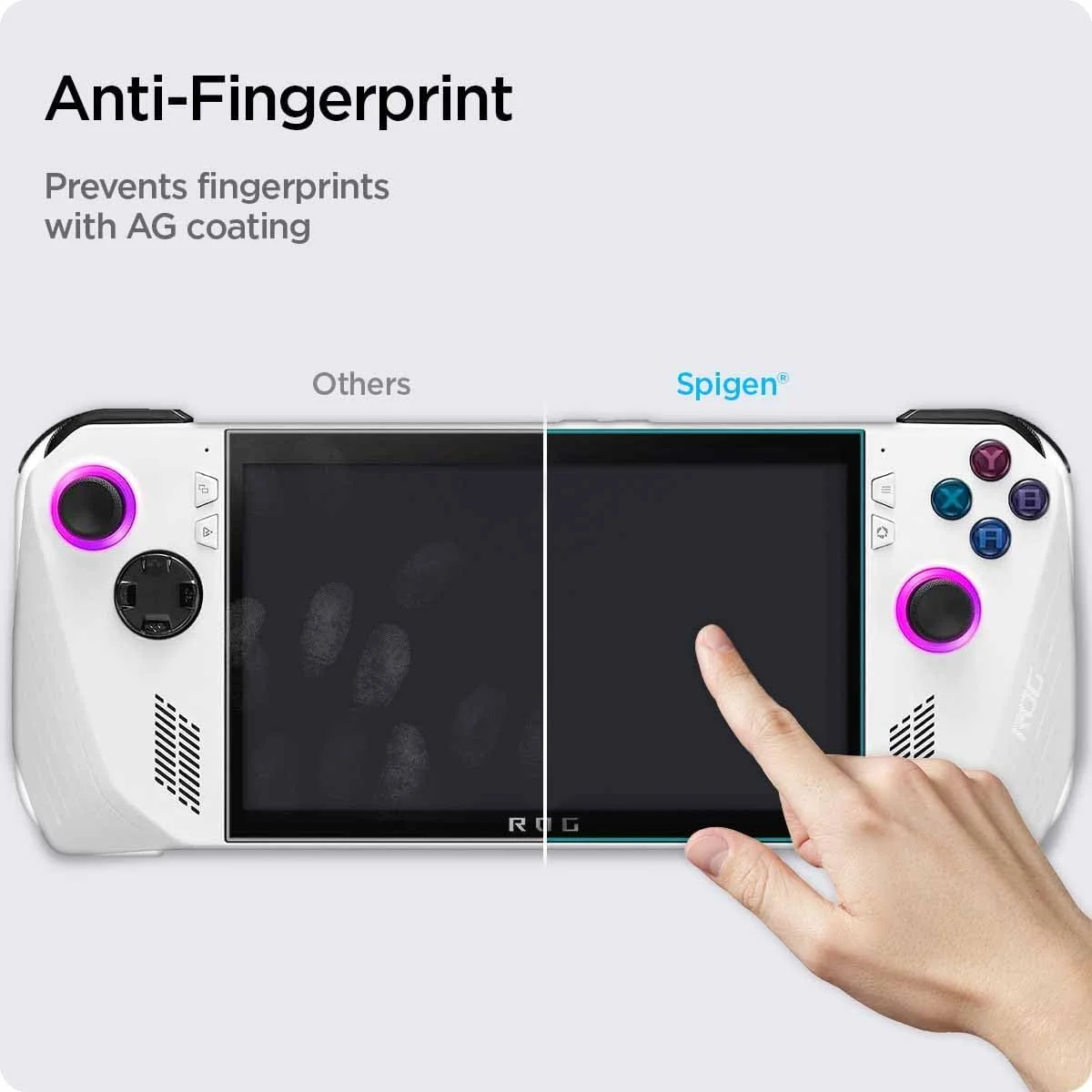 محافظ صفحه نمایش شیشه ای نازک Spigen GLAStR Slim طراحی شده برای Asus ROG Ally RC71L (2023) شیشه حرارت دیده ممتاز محافظ صفحه نمایش شیشه ای نازک Spigen GLAStR Slim طراحی شده برای Asus ROG Ally RC71L (2023) شیشه حرارت دیده ممتاز