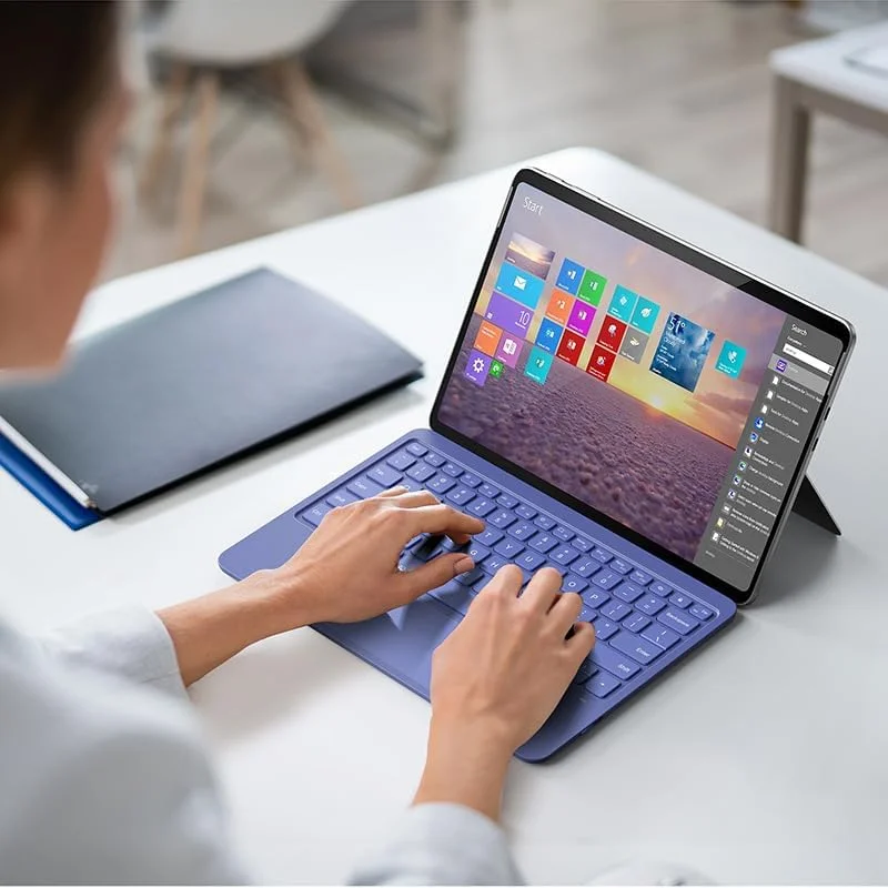 صفحه کلید نور پس زمینه 7 رنگ Gruattreay سازگار با تبلت 12 اینچی Microsoft Surface Pro (2025)، صفحه کلید بلوتوث مغناطیسی خارجی با تاچ پد هوشمند داخلی (مشکی) صفحه کلید نور پس زمینه 7 رنگ Gruattreay سازگار با تبلت 12 اینچی Microsoft Surface Pro (2025)، صفحه کلید بلوتوث مغناطیسی خارجی با تاچ پد هوشمند داخلی (مشکی)