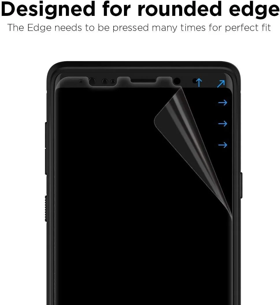 محافظ صفحه نمایش نئو فلکس HD گوشی سامسونگ گلکسی نوت 9 از برند Spigen - بسته 2 عددی پوشش کامل انعطاف پذیر محافظ صفحه نمایش نئو فلکس HD گوشی سامسونگ گلکسی نوت 9 از برند Spigen - بسته 2 عددی پوشش کامل انعطاف پذیر