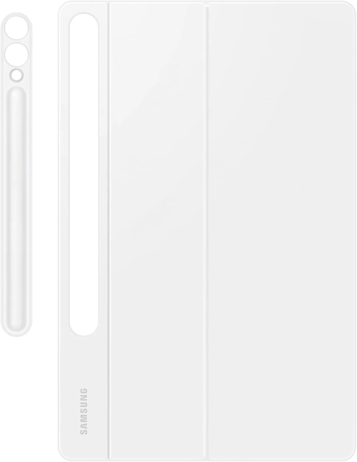 کاور کیبورد بوک کاور سامسونگ گلکسی تب با کلید هوش مصنوعی برای گلکسی تب S10+، S9+ و S9 FE+، پلتفرم جداشدنی، تجربه ای مشابه کامپیوتر، اشتراک گذاری بی سیم کیبورد، نسخه بین المللی - سفید