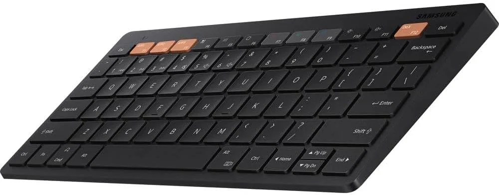 صفحه کلید سامسونگ مدل EJ-B3400BBGGDE برای تبلت مشکی بلوتوث QWERTZ آلمانی