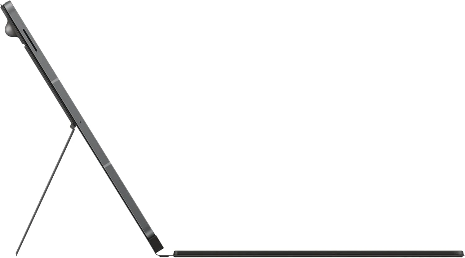 کیبورد بوک کاور سامسونگ گلکسی تب S10 FE+ - کلید هوش مصنوعی برای گلکسی تب S10 FE+، پلتفرم جداشدنی، تجربه ای مشابه کامپیوتر، اشتراک گذاری بی سیم کیبورد، مشکی