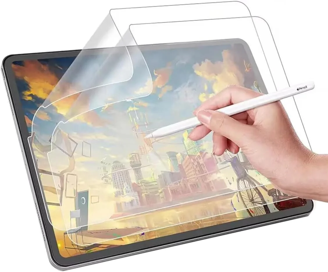 محافظ صفحه نمایش مات شبیه کاغذ YiiLoxo برای شیائومی Redmi Pad Pro 12.1 اینچ، محافظ صفحه نمایش PET کاغذی برای طراحی و نوشتن [ضد اثر انگشت] [حساسیت بالا]