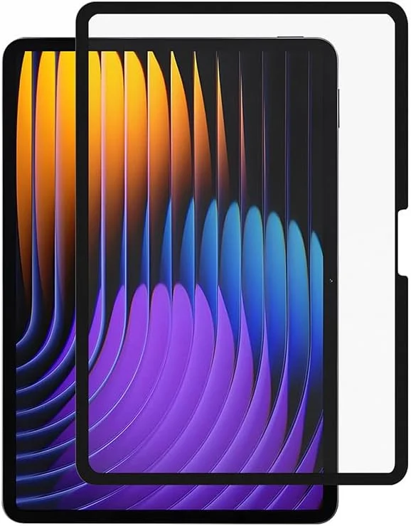 محافظ صفحه نمایش تبلت Gruattreay سازگار با شیائومی پد 7 پرو/شیائومی پد 7، [قابل جابجایی و شستشو] جذب خودکار، بدون آسیب رساندن به نوک قلم، فیلم طرح کاغذ