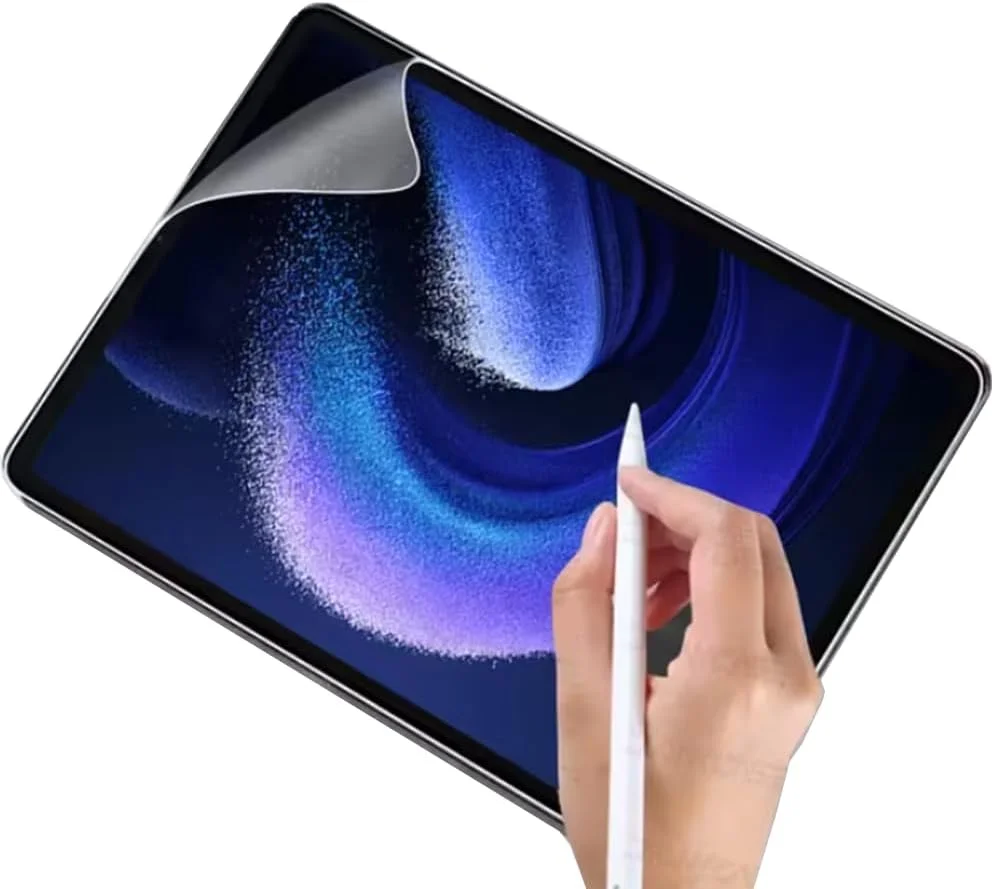 محافظ صفحه نمایش انعطاف پذیر با ساختار کاغذی Snailcanfly بسته 2 عددی برای شیائومی پد 7 / شیائومی پد 7 پرو 11.2 اینچ، فیلم هیدروژل مات نرم PET TPU محافظ صفحه نمایش تبلت ضد اثر انگشت و ضد انفجار