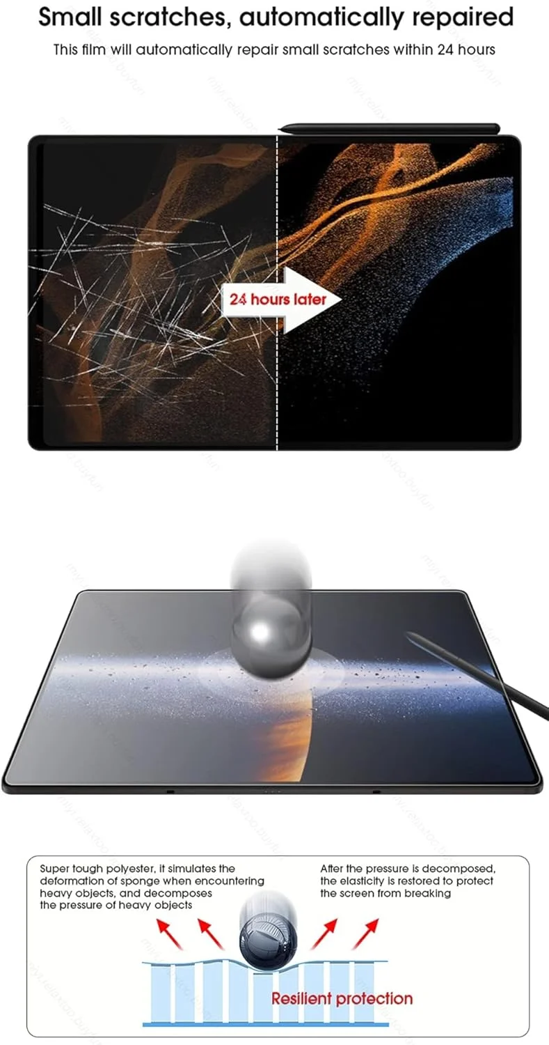 محافظ صفحه نمایش انعطاف پذیر با ساختار کاغذی Snailcanfly بسته 2 عددی برای شیائومی پد 7 / شیائومی پد 7 پرو 11.2 اینچ، فیلم هیدروژل مات نرم PET TPU محافظ صفحه نمایش تبلت ضد اثر انگشت و ضد انفجار محافظ صفحه نمایش انعطاف پذیر با ساختار کاغذی Snailcanfly بسته 2 عددی برای شیائومی پد 7 / شیائومی پد 7 پرو 11.2 اینچ، فیلم هیدروژل مات نرم PET TPU محافظ صفحه نمایش تبلت ضد اثر انگشت و ضد انفجار