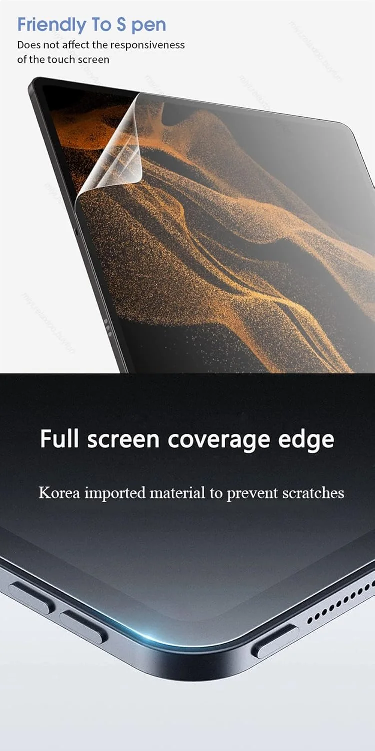 محافظ صفحه نمایش انعطاف پذیر با ساختار کاغذی Snailcanfly بسته 2 عددی برای شیائومی پد 7 / شیائومی پد 7 پرو 11.2 اینچ، فیلم هیدروژل مات نرم PET TPU محافظ صفحه نمایش تبلت ضد اثر انگشت و ضد انفجار محافظ صفحه نمایش انعطاف پذیر با ساختار کاغذی Snailcanfly بسته 2 عددی برای شیائومی پد 7 / شیائومی پد 7 پرو 11.2 اینچ، فیلم هیدروژل مات نرم PET TPU محافظ صفحه نمایش تبلت ضد اثر انگشت و ضد انفجار