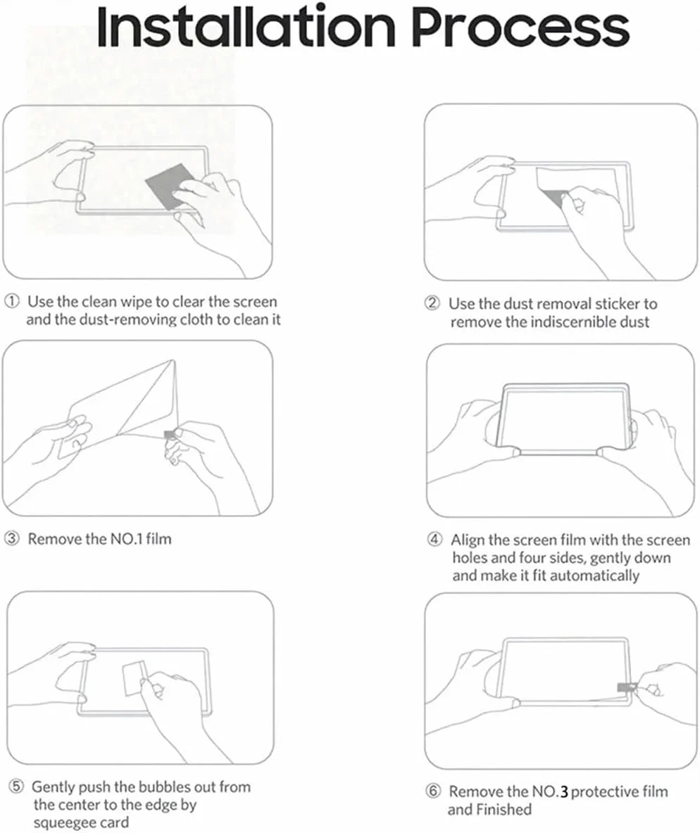 محافظ صفحه نمایش کاغذی Negugew، بسته 2 عددی، مناسب برای تبلت شیائومی پد 7 / شیائومی پد 7 پرو (11.2 اینچ)، فیلم PET مات کاغذی برای طراحی و نوشتن محافظ صفحه نمایش کاغذی Negugew، بسته 2 عددی، مناسب برای تبلت شیائومی پد 7 / شیائومی پد 7 پرو (11.2 اینچ)، فیلم PET مات کاغذی برای طراحی و نوشتن
