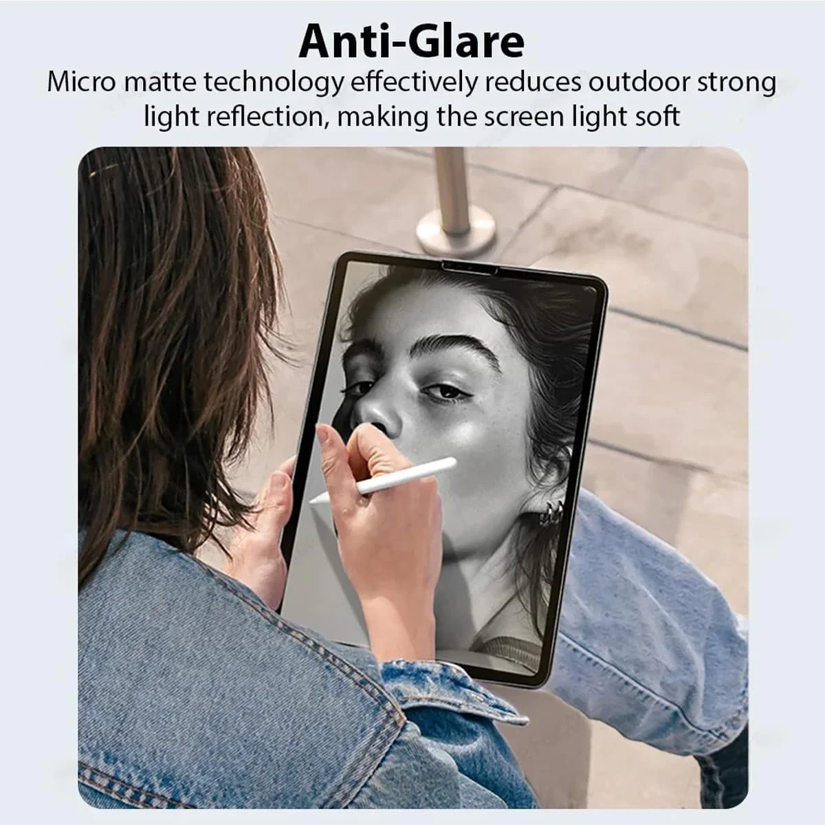 SRSRROP محافظ صفحه نمایش مات ضد انعکاس برای شیائومی Redmi K Pad 8.8 اینچ، لمس حساس، بدون حباب، سازگار با قلم
