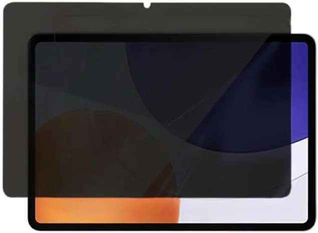 محافظ صفحه نمایش حریم خصوصی Gruattreay سازگار با تبلت Xiaomi Mi Pad 7S Pro 12.5 اینچی 2025، فیلم نرم مات 360 درجه ضد دید زدن، ضد تابش نور، بدون حباب