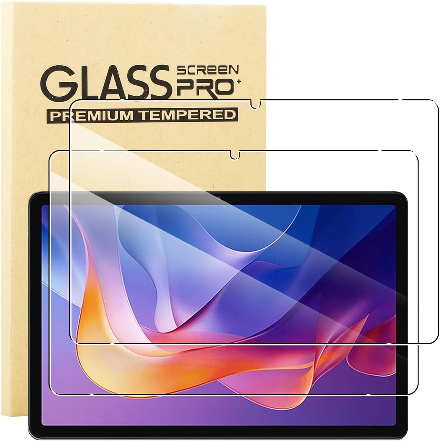 محافظ صفحه نمایش KUSINHOKA برای شیائومی Redmi Pad 2 11 اینچ، بسته 2 عددی، سختی 9H [ضد خش] ضد اثر انگشت، شیشه محافظ حرارت دیده، HD [حساسیت بالا] محافظ صفحه نمایش برای Redmi Pad 2