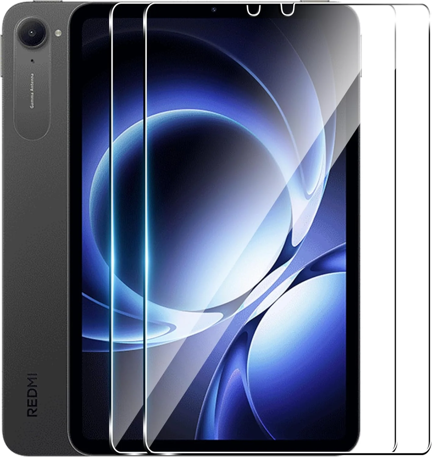 محافظ صفحه نمایش CAUHENYEE برای شیائومی پد مینی، شیشه حرارت دیده، بسته 2 عددی فیلم محافظ شیشه ای، محافظ صفحه نمایش شفاف HD برای شیائومی پد مینی، شیشه محافظ سختی 9H، ضد خش