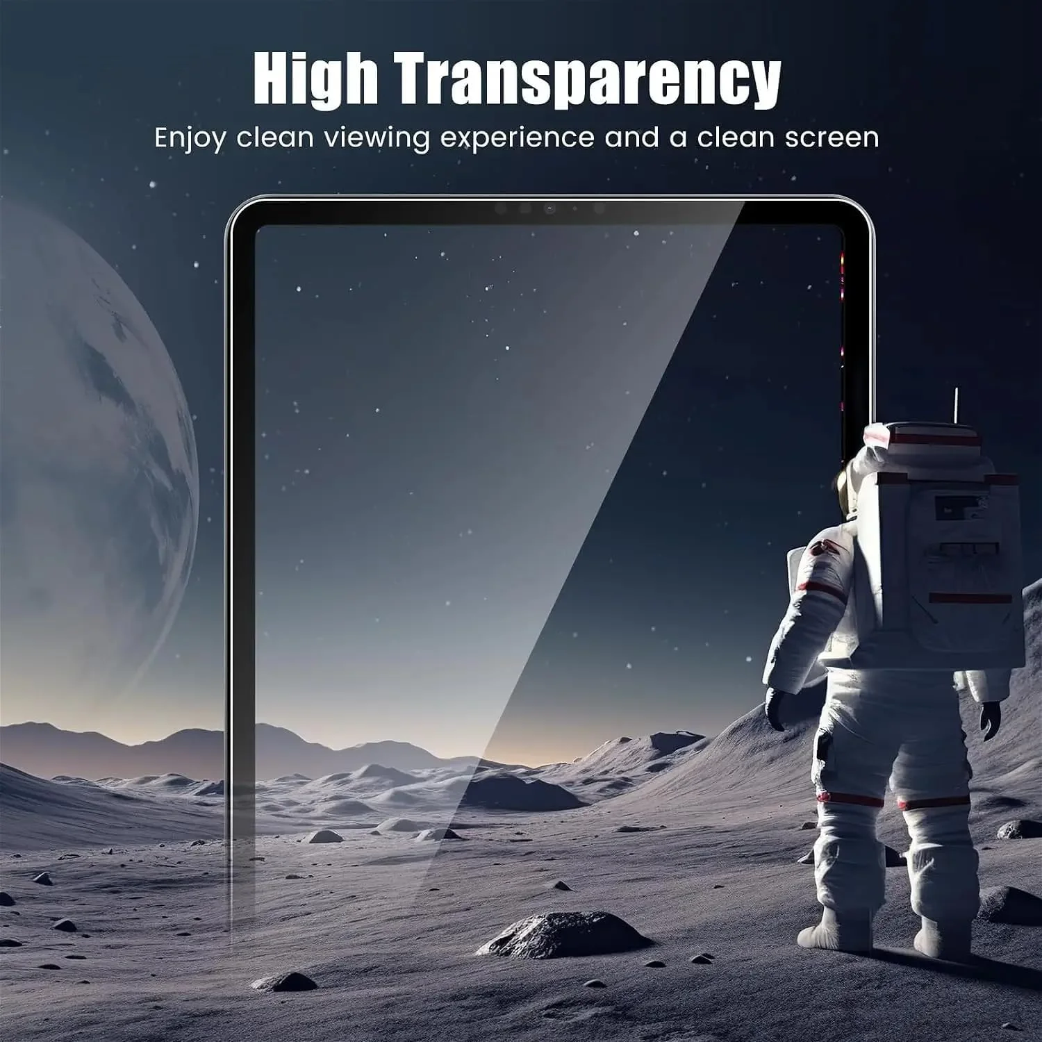 محافظ صفحه نمایش Gruattreay [بسته 2 عددی] سازگار با شیائومی پد 7 اولترا 14 اینچ 2025، فیلم شیشه ای حرارت دیده، سختی 9H، حساس به لمس، ضد اثر انگشت، ضد خش و بدون حباب