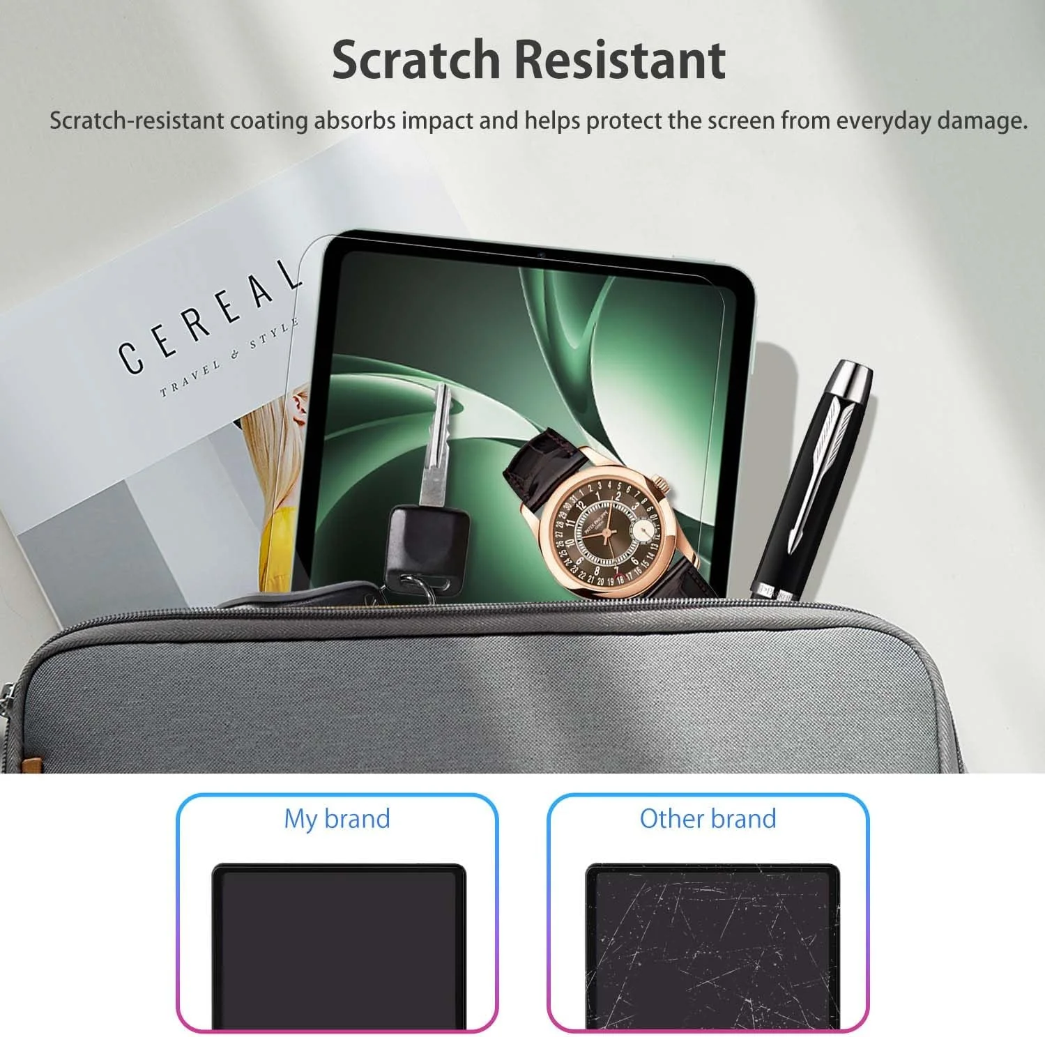 محافظ صفحه نمایش کاغذی Gruattreay [بسته 2 عددی] سازگار با تبلت شیائومی Redmi K Pad 8.8 اینچ 2025، محافظ صفحه نمایش مات ضد تابش PET نرم با پوشش کامل