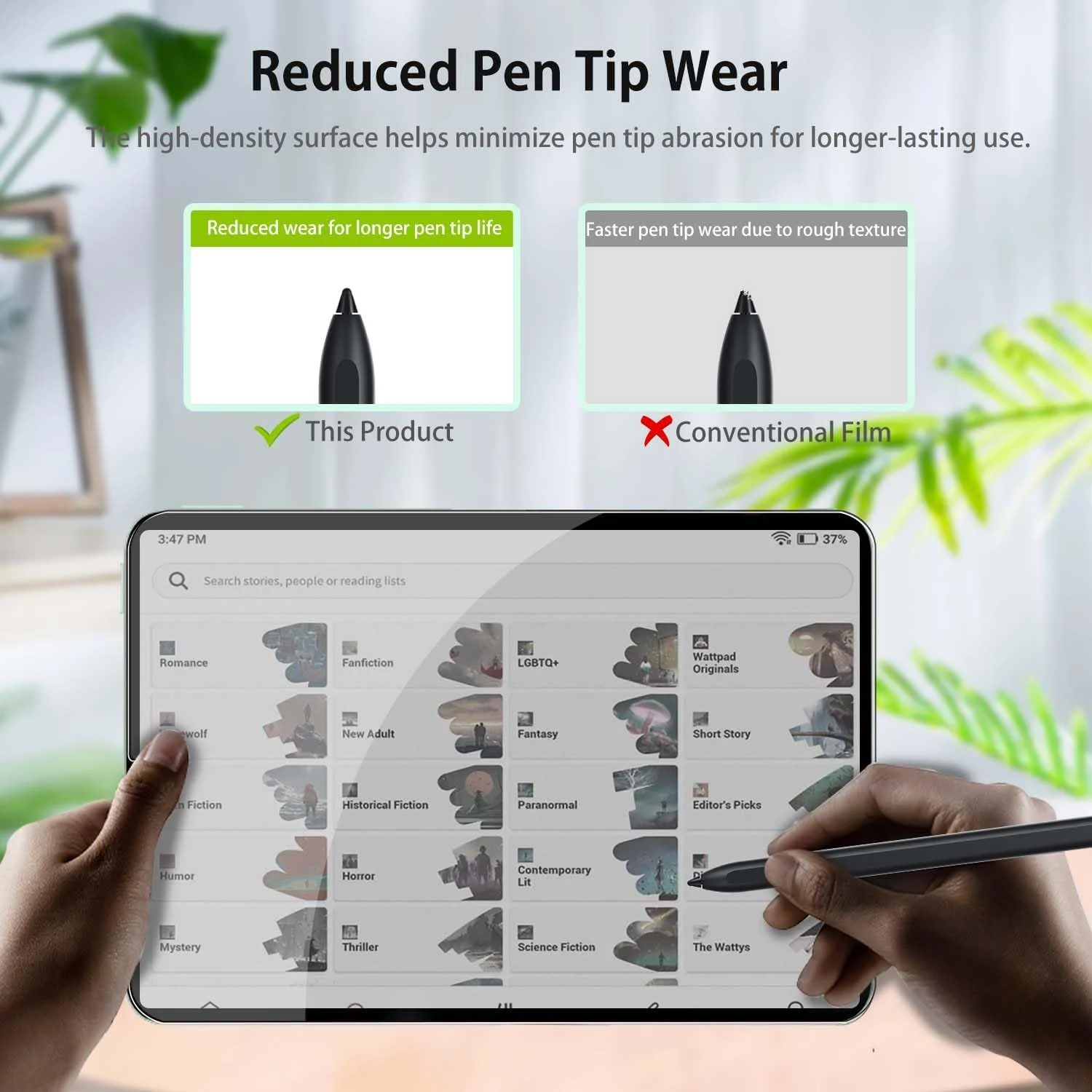 محافظ صفحه نمایش کاغذی Gruattreay [بسته 2 عددی] سازگار با تبلت شیائومی Redmi K Pad 8.8 اینچ 2025، محافظ صفحه نمایش مات ضد تابش PET نرم با پوشش کامل