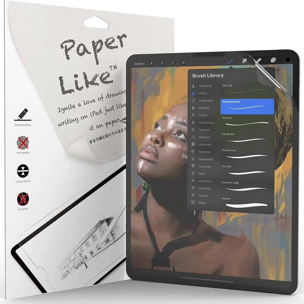 محافظ صفحه نمایش مات BLCshine مدل Paperfeel مناسب برای شیائومی Redmi Pad SE 11 اینچ 2023، فیلم PET [غیر شیشه ای]، ضد تابش نور/ضد خش/ضد اثر انگشت/حساس/بدون حباب، بسته 2 عددی