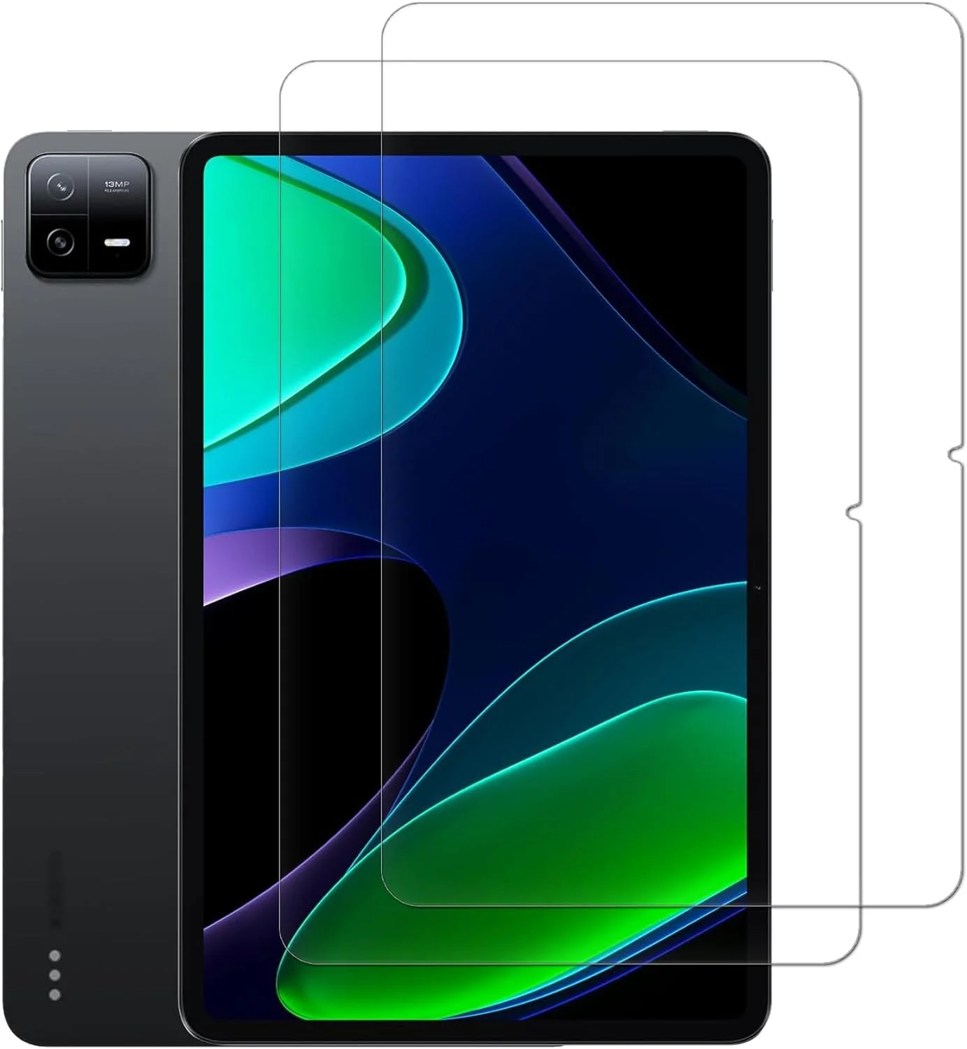 محافظ صفحه نمایش Vsjnk برای شیائومی پد 6/6 پرو، شیشه حرارت دیده، بسته 2 عددی، فیلم محافظ شفاف با سختی بالا برای شیائومی پد 6/6 پرو