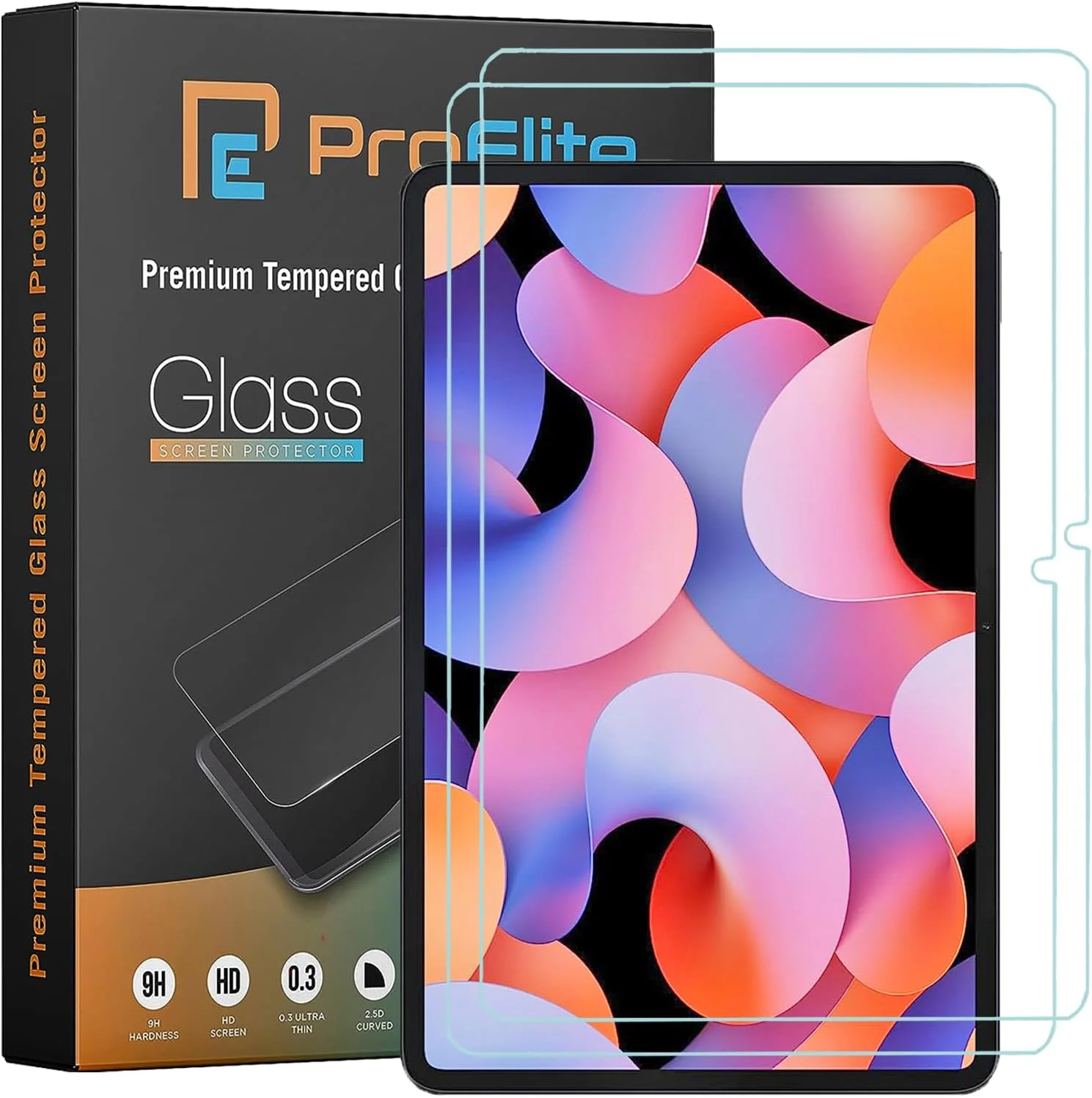محافظ صفحه نمایش شیشه ای حرارت دیده پریمیوم ProElite برای شیائومی Mi Pad 6 11 اینچی، [2 عدد]