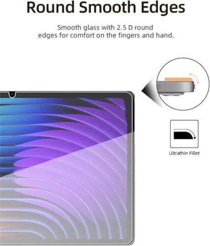 محافظ صفحه نمایش Cmeilau برای تبلت شیائومی پد 7/شیائومی پد 7 پرو 11.2 اینچی مدل 2024، فیلم شیشه ای حرارت دیده ضد خش با حساسیت لمسی بالا، مقاوم در برابر سایش، بدون حباب و ضد تابش (2 عدد)