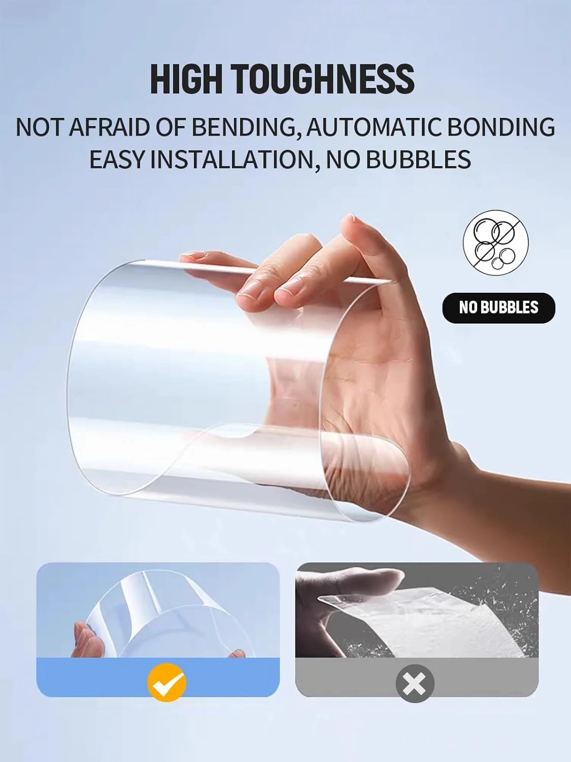 محافظ صفحه نمایش تبلت شیائومی پد 7S Pro سایز 12.5 اینچ، فیلم شیشه ای حرارت دیده 9H ضد خش، نصب آسان، بدون حباب، 2 عددی