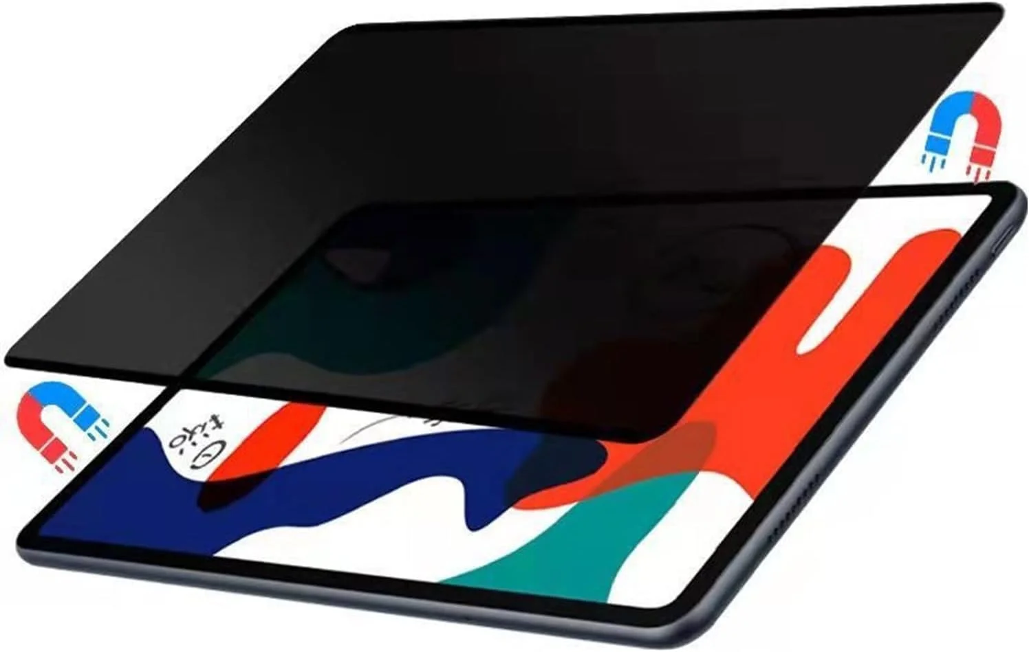 محافظ صفحه نمایش حریم خصوصی مغناطیسی 360 درجه BLCshine برای شیائومی پد 6 / شیائومی می پد 6 11 اینچ 2023، فیلتر حریم خصوصی 4 طرفه مات ضد تابش نور و ضد خش قابل جابجایی، بسیار حساس و بدون حباب [غیر شیشه ای]