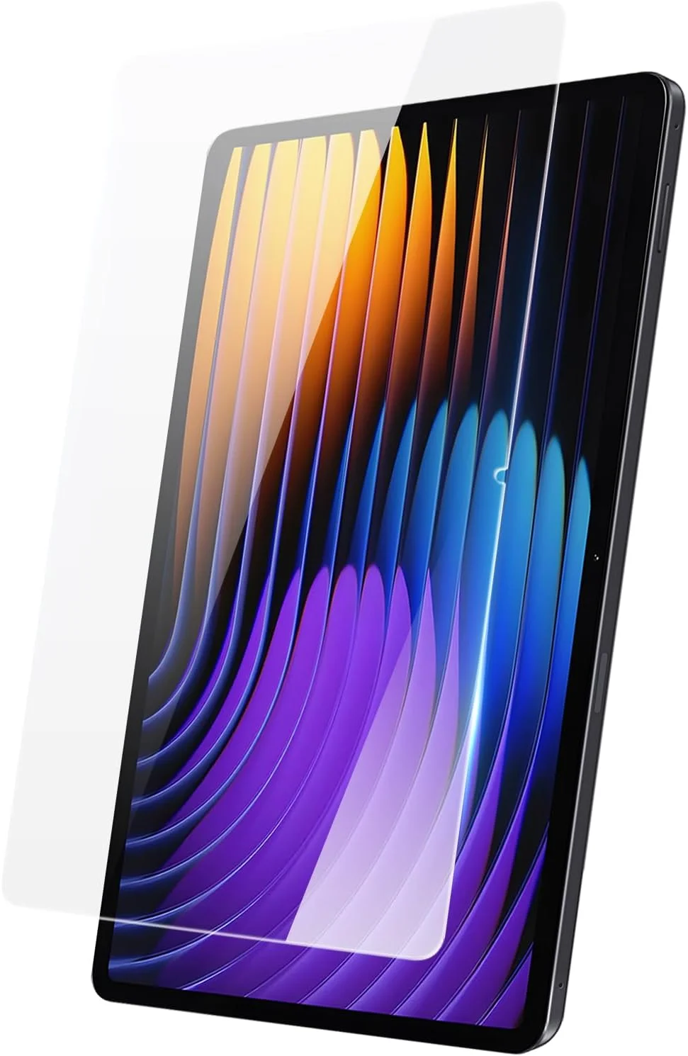 محافظ صفحه نمایش شیشه ای حرارت دیده 2.5D داکس داکیس طراحی شده برای شیائومی پد 7/7 پرو 11.2 اینچ (2024)، فیلم شیشه ای حرارت دیده تمام صفحه تبلت 0.33 میلی متر ضد انفجار - شفاف (1 عددی)