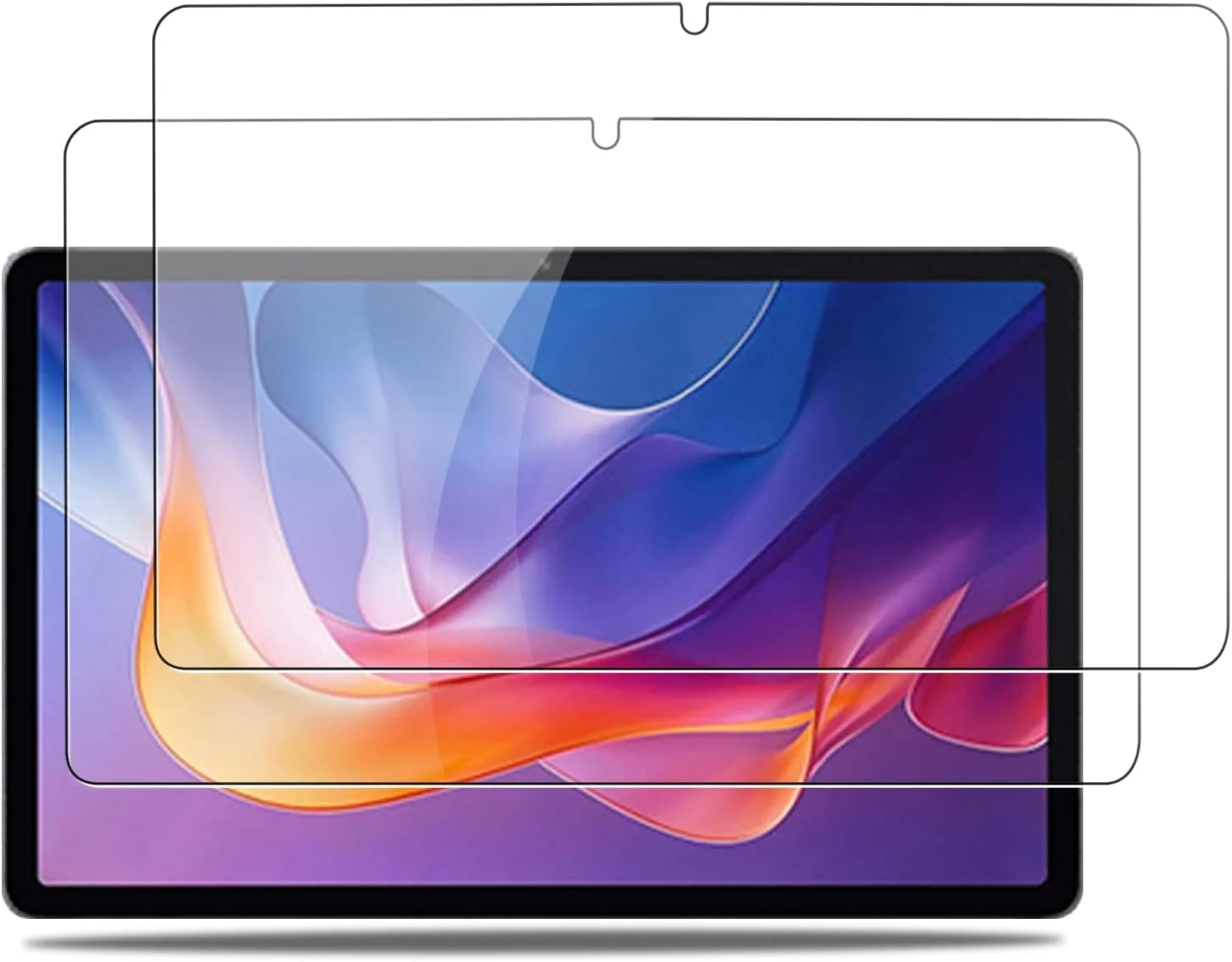 محافظ صفحه نمایش نوکاجو برای تبلت شیائومی ردمی پد 2 11 اینچی، شیشه حرارت دیده HD، سختی 9H، ضد خش، ضد اثر انگشت، محافظ فیلم شیشه ای حرارت دیده برای ردمی پد 2 [2 عدد]