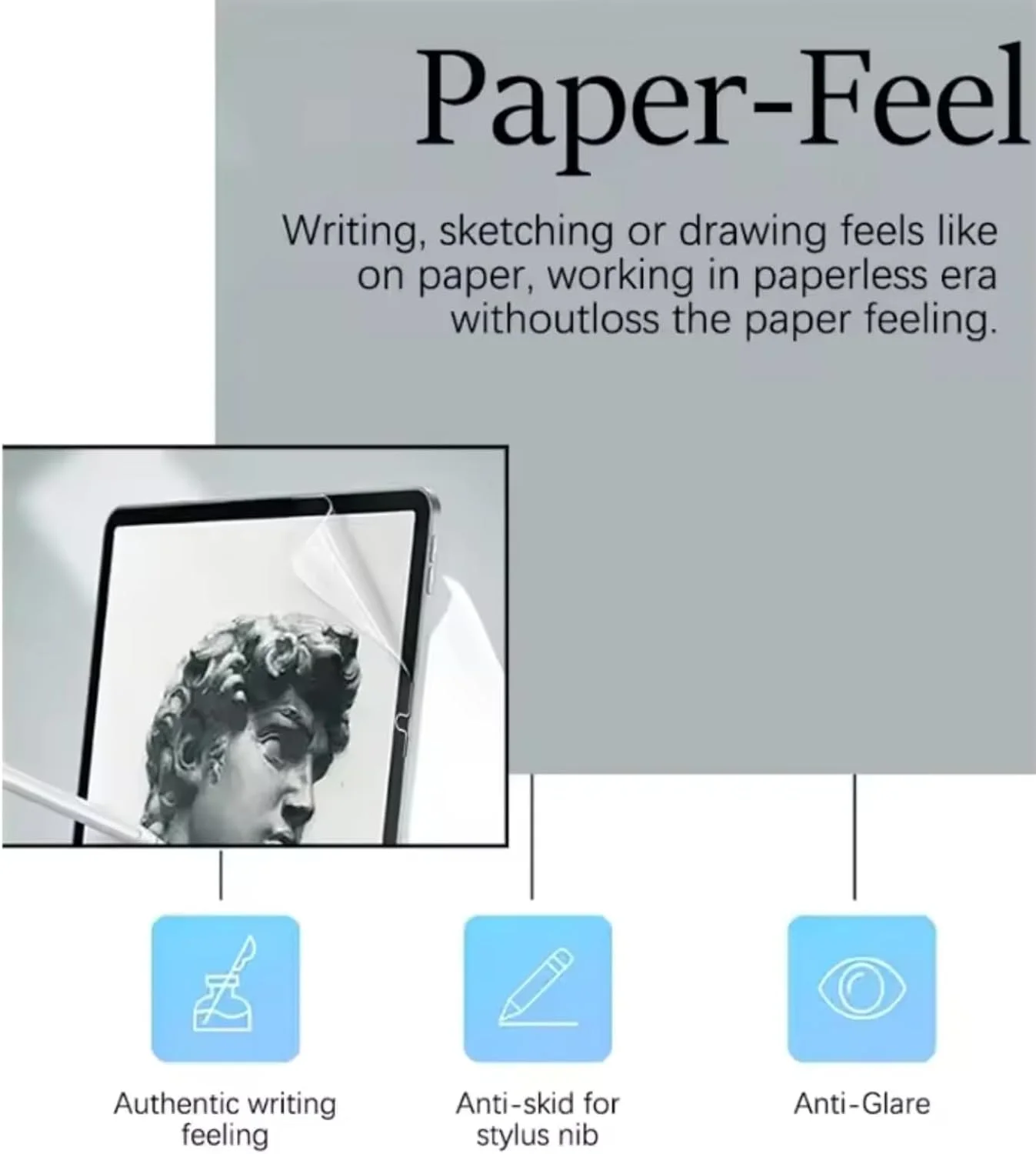 (2 عدد) محافظ صفحه نمایش سازگار با Xiaomi Redmi Pad 2 11 اینچ 2025 از QIXUZENI، نصب آسان، ضد خش، حس نوشتن روی کاغذ