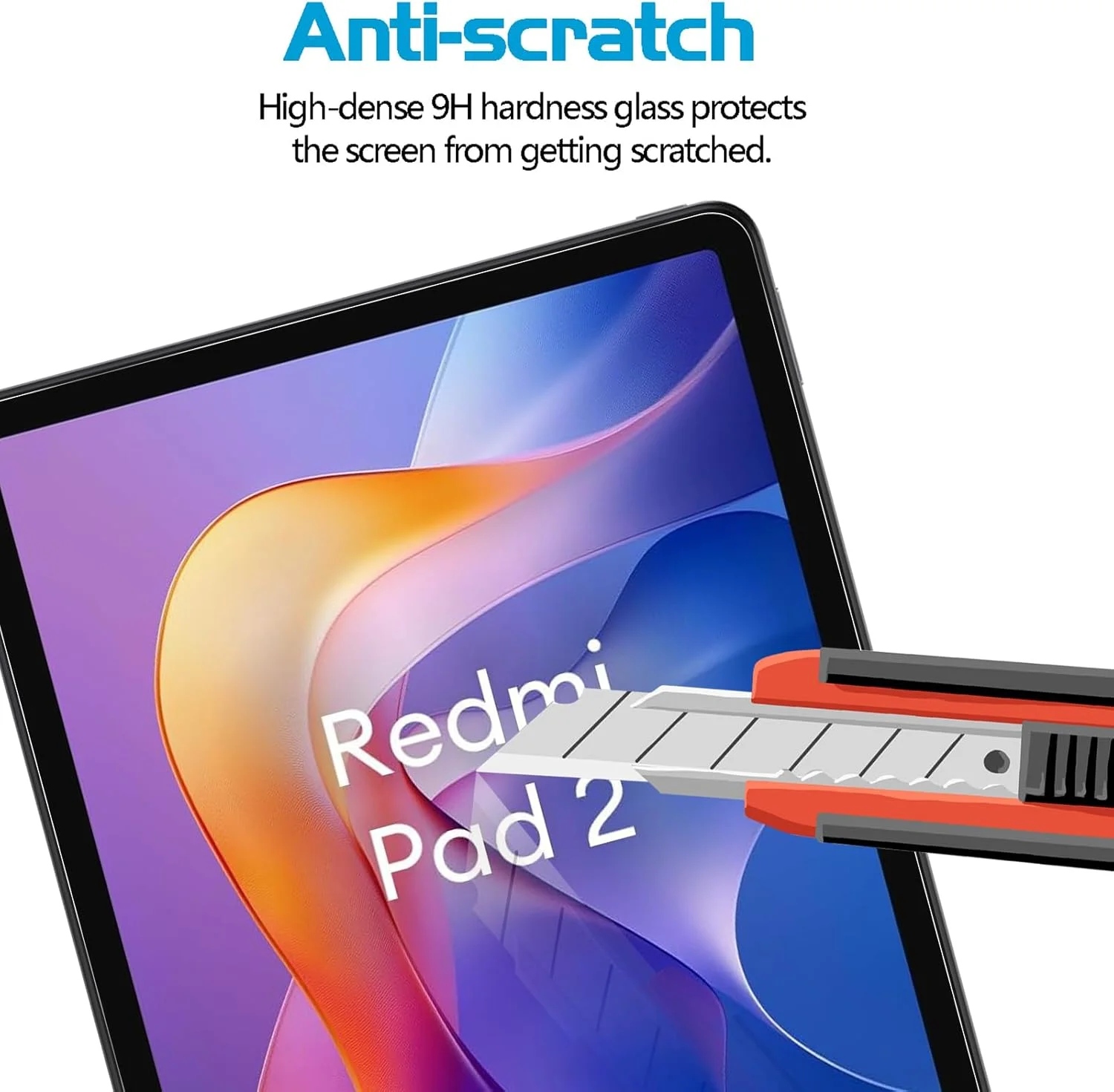 محافظ صفحه نمایش شیشه ای تبلت شیائومی ردمی پد 2 2025 / شیائومی ردمی پد SE 2023 (11 اینچ) بسته 2 عددی XunyLyee