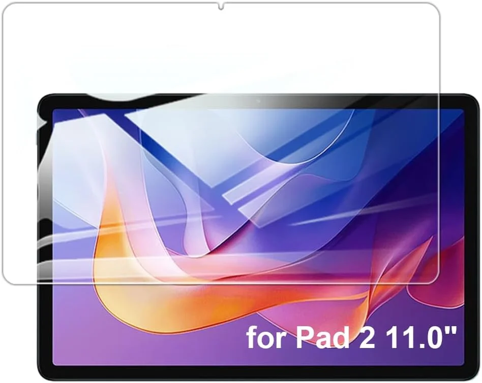محافظ صفحه نمایش Kepuch سازگار با شیائومی Redmi Pad 2 11.0 اینچ - شیشه حرارت دیده 2 عددی - شفاف