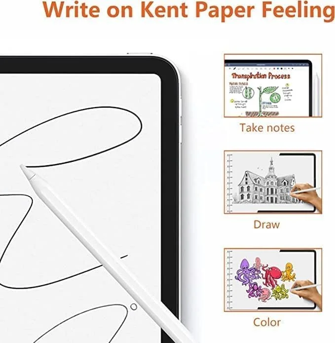 محافظ صفحه نمایش کاغذی Kejuthrv سازگار با شیائومی Redmi Pad SE 8.7 اینچی (بسته 2 عددی)، حس نوشتن و طراحی مانند کاغذ، ضد تابش نور، مقاوم در برابر خش، فیلم مات مناسب برای Redmipad SE 8.7 عرضه شده در سال 2024