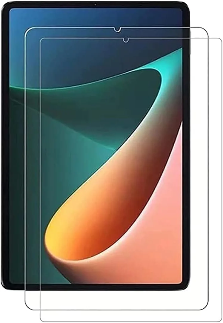 محافظ صفحه نمایش شیشه ای Muzz بسته 2 عددی برای شیائومی پد 5 / MI Pad 5 Pro 11 اینچ 2021، محافظ صفحه نمایش شیشه حرارت دیده برای شیائومی می پد 5 / شیائومی پد 5 پرو 5G 11 اینچ نسخه 2021 - شفاف