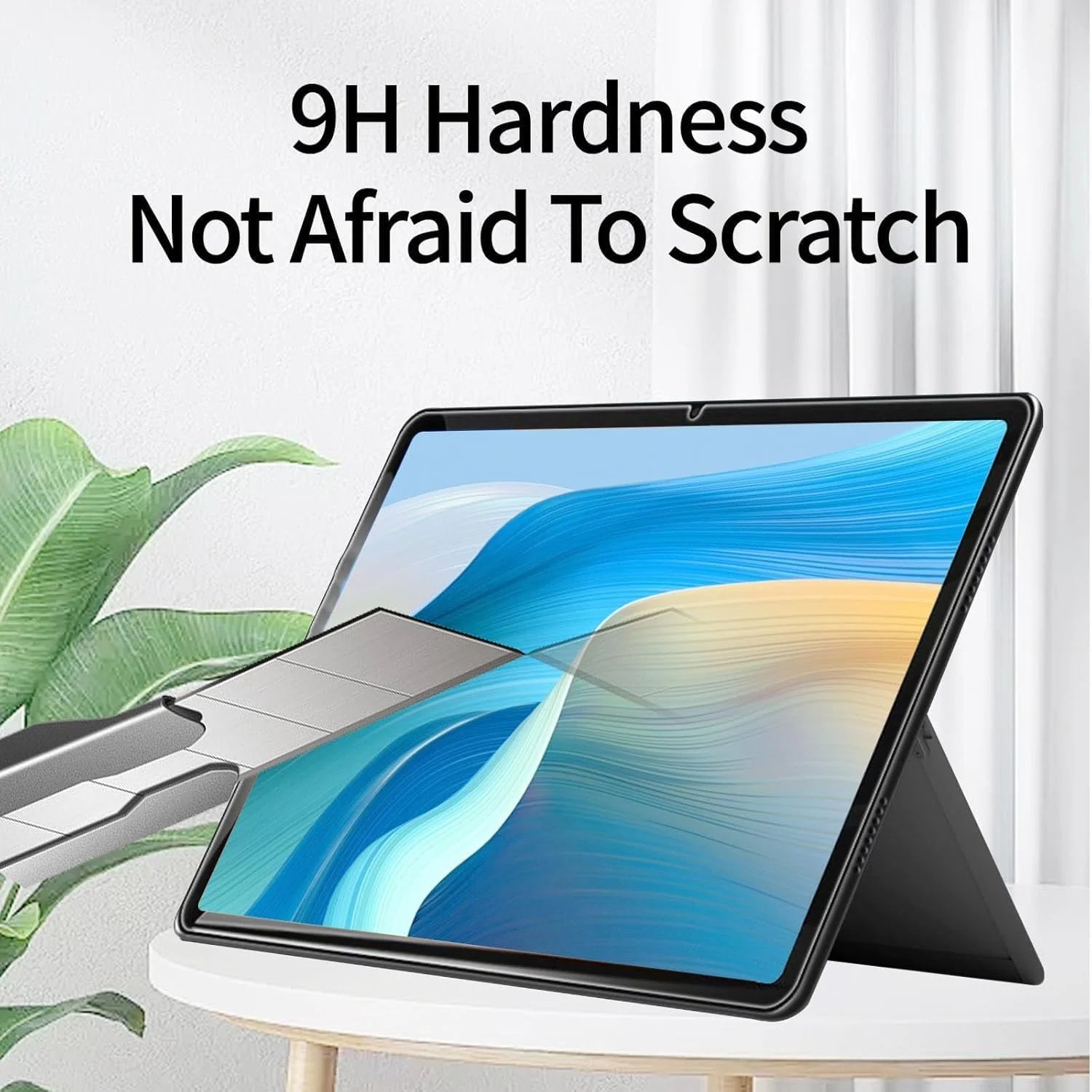 محافظ صفحه نمایش QIXUZENI [2 عدد] سازگار با شیائومی پوکو پد 12.1 اینچ، فیلم شیشه ای حرارت دیده فوق العاده شفاف ضد اثر انگشت، محافظ صفحه نمایش ضد ضربه با سختی 9H