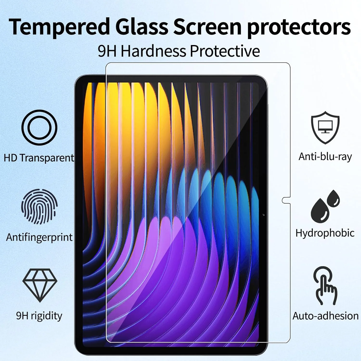 محافظ صفحه نمایش 2 عددی سازگار با تبلت شیائومی Mi Pad 7/7 Pro 11.2 اینچ 2024، فیلم شیشه ای حرارت دیده با وضوح HD و سختی 9H، مقاوم در برابر خراش و بدون حباب برای Mi Pad 7/7 Pro 2024 محافظ صفحه نمایش 2 عددی سازگار با تبلت شیائومی Mi Pad 7/7 Pro 11.2 اینچ 2024، فیلم شیشه ای حرارت دیده با وضوح HD و سختی 9H، مقاوم در برابر خراش و بدون حباب برای Mi Pad 7/7 Pro 2024