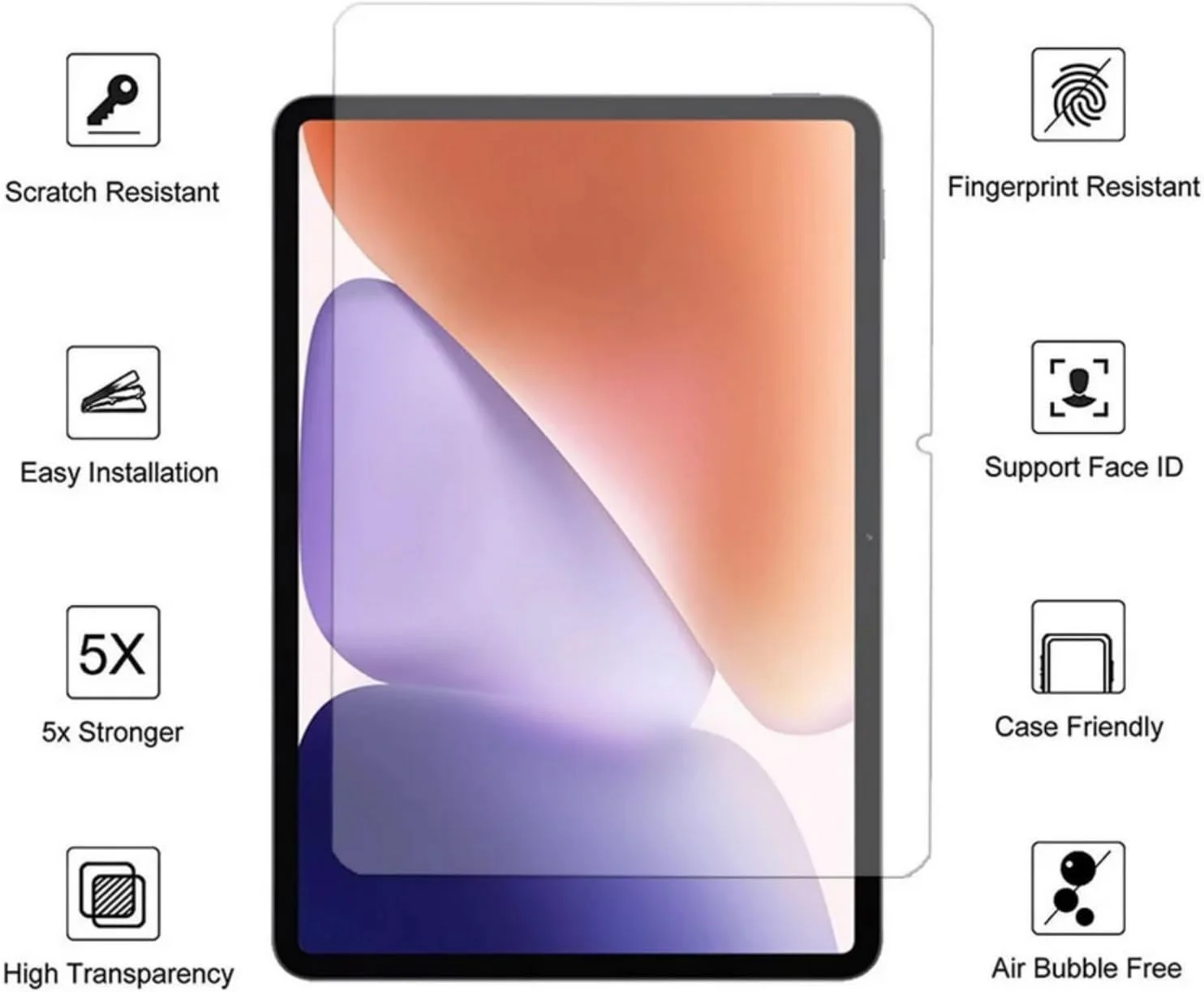 محافظ صفحه نمایش SKEIDO برای شیائومی پد 7/7 پرو 11.2 اینچی (2024)، شیشه حرارت دیده 9H، ضد خش با وضوح بالا و بدون حباب، فیلم محافظ صفحه نمایش شفاف HD، 1 عدد محافظ صفحه نمایش SKEIDO برای شیائومی پد 7/7 پرو 11.2 اینچی (2024)، شیشه حرارت دیده 9H، ضد خش با وضوح بالا و بدون حباب، فیلم محافظ صفحه نمایش شفاف HD، 1 عدد