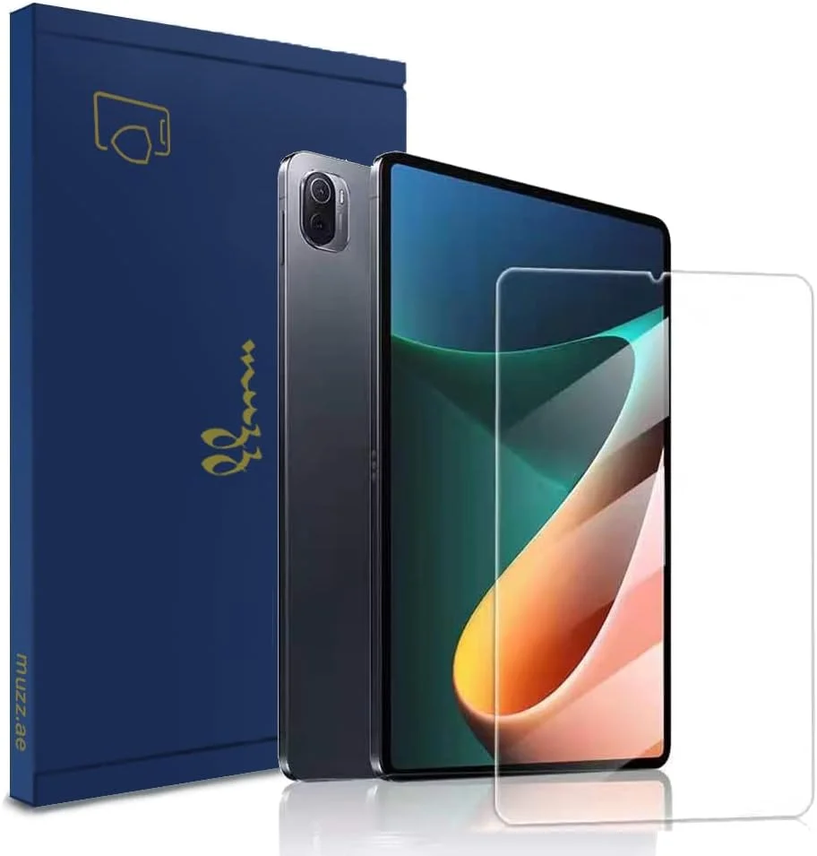محافظ صفحه نمایش شیشه ای تمپرد Muzz برای شیائومی پد 5 و می پد 5 پرو، شفاف