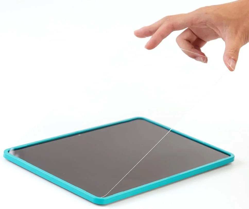 محافظ صفحه نمایش Ibywind برای شیائومی پد 6/شیائومی پد 6 پرو (11 اینچ)، شامل 2 عدد شیشه حرارت دیده، 1 عدد محافظ لنز دوربین، 1 عدد فیلم فیبر کربن پشتی [حسگر اثر انگشت، نصب آسان، شفافیت HD]